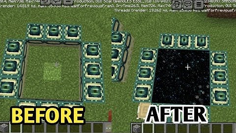 How To Make a End Portal In Minecraft Creative! - All Platforms