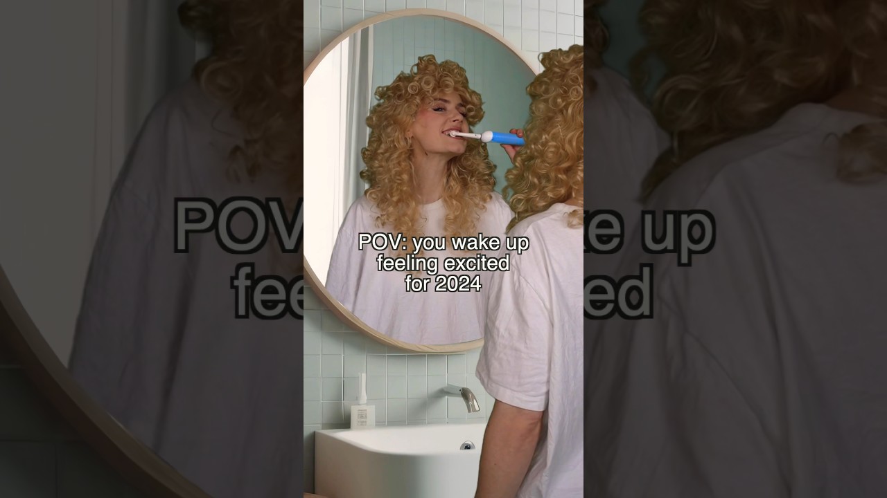 when you wake up feeling excited for 2024 