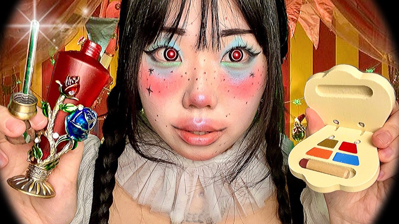 Clown gets you ready for the FREAK SHOW🤹🏻‍♀️ ASMR