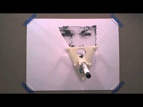 Polargraph plots Psycho shower scene