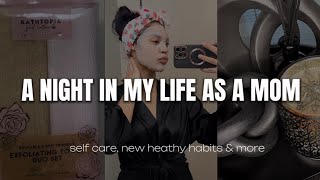 COZY WINTER NIGHT ROUTINE || cocoa butter scents, shower routine, skin care, cooking & more