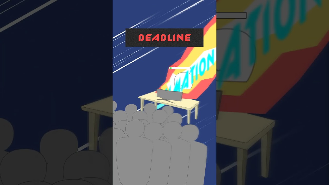 DEADLINE - fun motion shape animation after effect in life