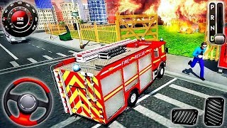 Real Fire Truck Driving Simulator - Fire Fighting Fireman's Daily Job Best app GamePlay screenshot 5
