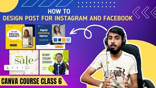 Canva post design & edit tutorial for Instagram and Facebook screenshot 4