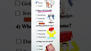 Bible Quiz . #quiz #triviatricks #quizchallenge #mindbendingquiz #trivia