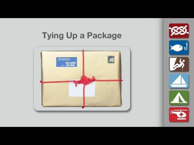 Parcel Knot  How to Tie Up a Package 