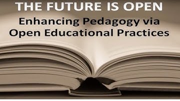 Enhancing pedagogy via open educational practices - public lecture by Rajiv Jhangiani