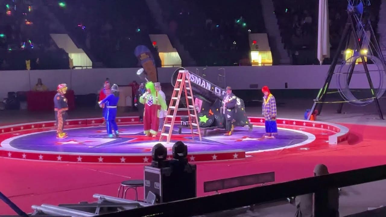 Osman Shrine Circus 2023 Clown Cannon