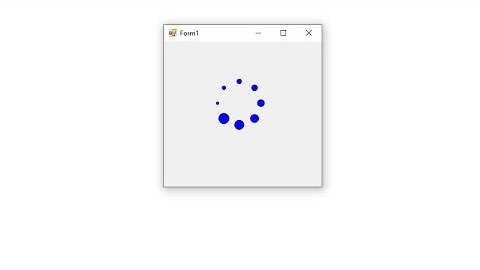 How to create a custom spinning control / Loading Control circle - Vb.net @mikecodz2821