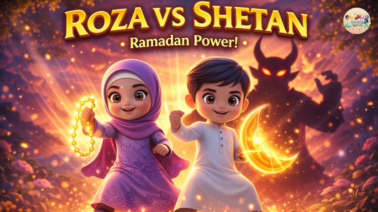 Roza vs Shetan 😆 | Funny Ramadan Story for Kids