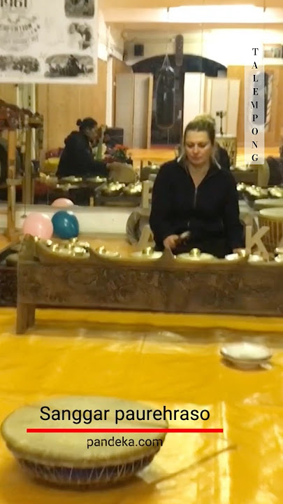 #Talempong. Music Rehearsal, a traditional musical instrument of the Minangkabau #gong