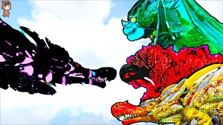 Sarco Emperor Dark side VS Myth Bosses | ARK Mod Battle Ep.210