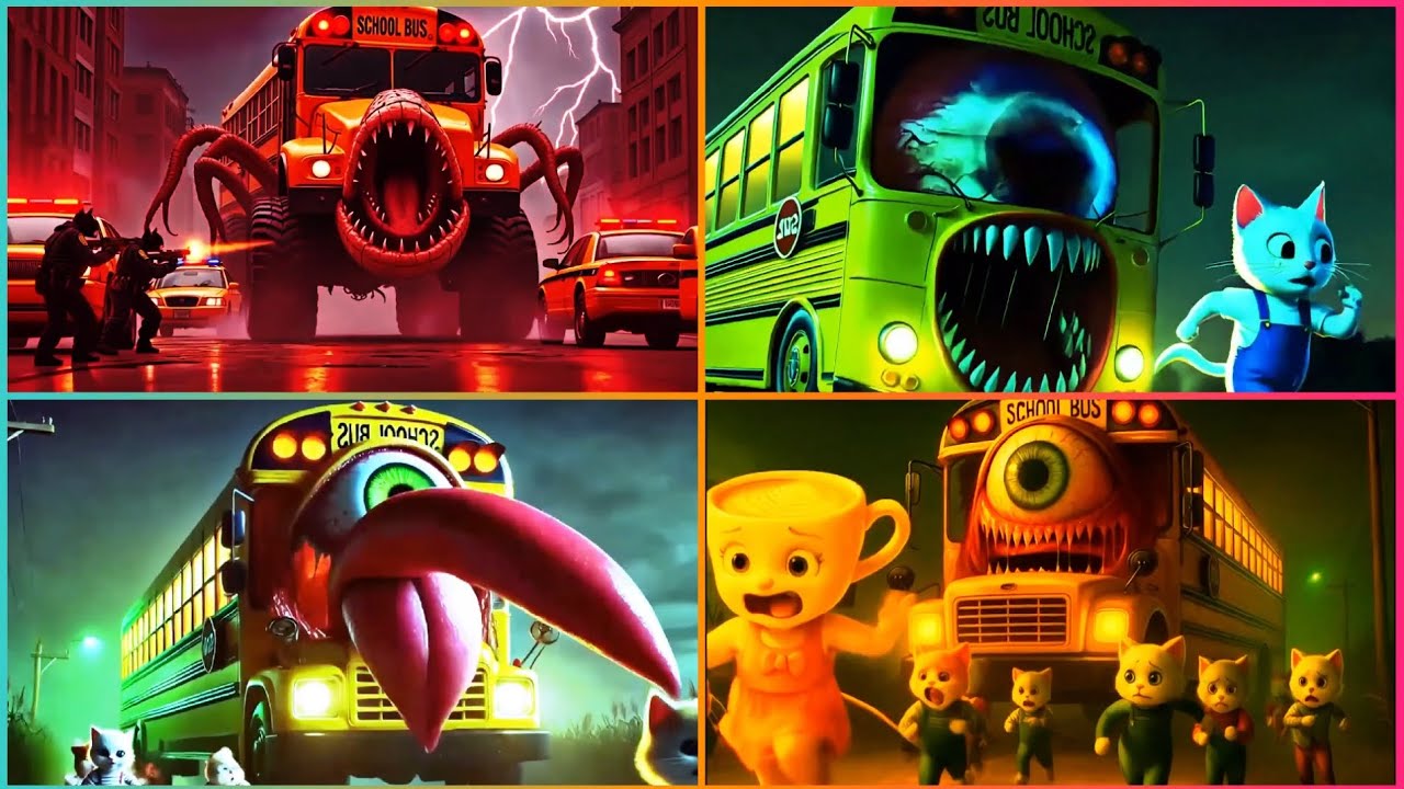 School Bus Eater Monster - Coffin DanceSong (COVER)