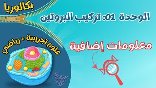 بكالوريا📢 تقسيم البروتينات+توضيح حول كيفية نضج البروتين🎯 معلومات ستفيدك في افكار التمارين