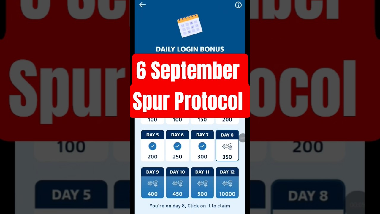 Spur Protocol Quiz Today 6 September 🔥 Spur Protocol Quiz Answer Today 🔥 Spur Protocol Daily Quiz