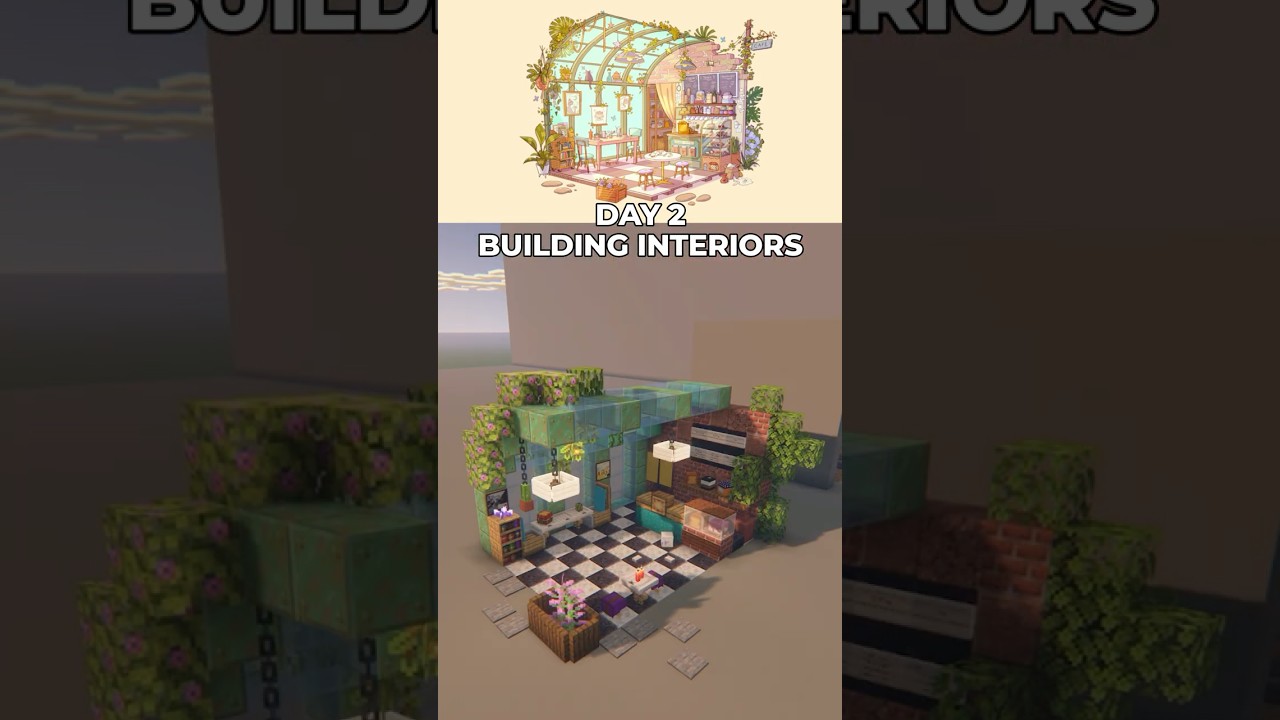 DAY 2 | Building Interiors Until I Become A Pro | Coffee Shop Cafe | Bakery 