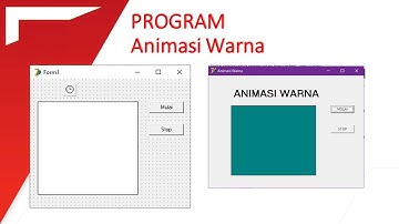 Membuat Animasi warna dengan Delphi 7 | Informatika Algoritma dan pemrograman SMA/MA