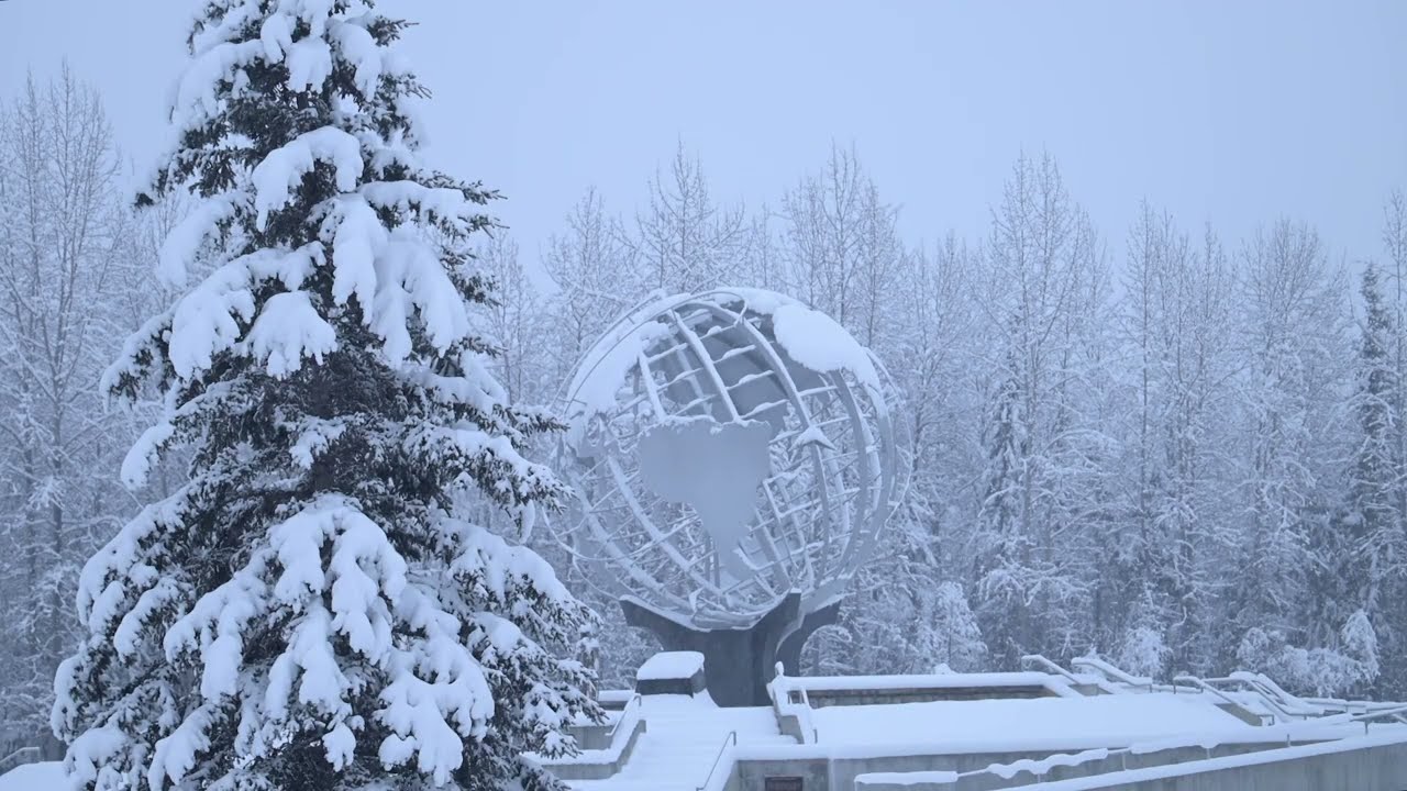 Enjoying a Winter Wonderland at Eielson Air Force Base in Alaska