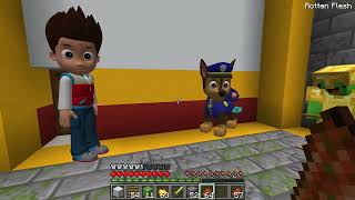 All Scary LUNAR MOONS vs JJ and Mikey Paw Patrol Security House in Minecraft - Challenge Maizen