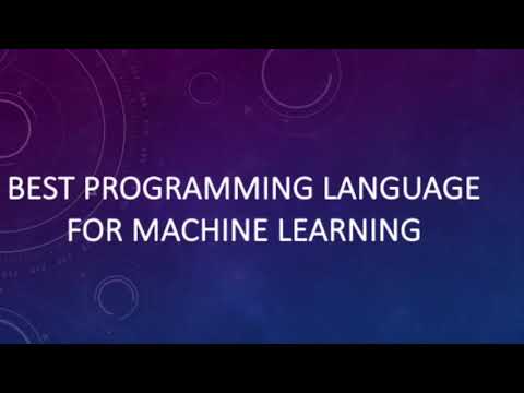 Best Programming language for Machine Learning - YouTube