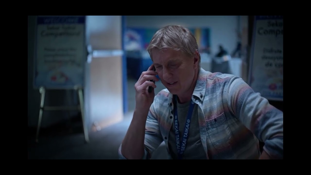 Cobra Kai S6 - Johnny calls Daniel to apologize - "the kids need you man, I need you"