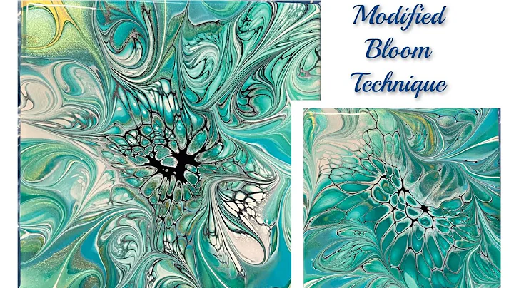 (1136)  Modified Swirled Bloom Technique, Paint Po...
