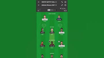 SRH vs KKR Match dream11 team today match l Hyderabad vs Kolkata dream11 today team #dream11 #shorts