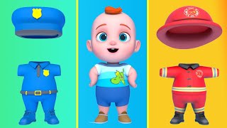 job occupation song fire truck police car ambulance gobooboo