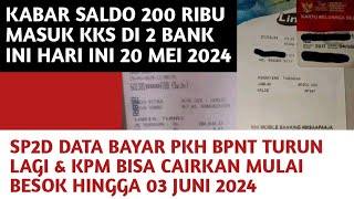 KABAR KKS DI 2 BANK INI TERISI SALDO 200 RIBU HARI INI UNTUK THP BERAPA? SP2D TURUN LAGI HARI INI