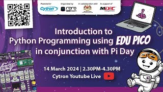 Pi Day Webinar | Introduction to Python Programming using EDU PICO