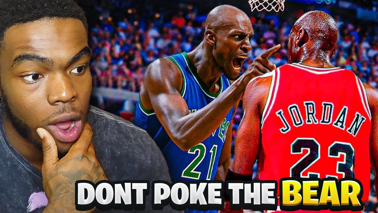 РЕАКЦИЯ JMO на тот день, когда Майкл Джордан УНИЧТОЖИЛ новичка Кевина Гарнетта