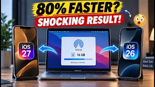 iOS 27 AirDrop Is 80% Faster? I Tested It… SHOCKING Result! 😳
