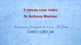 Stevenson Jacques & Co v McLean (Inquiries)