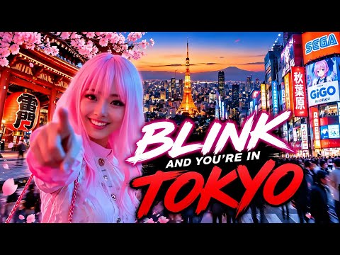 Blink and You’re in Tokyo 🇯🇵 | Tokyo Japan Travel in Under 60 Seconds