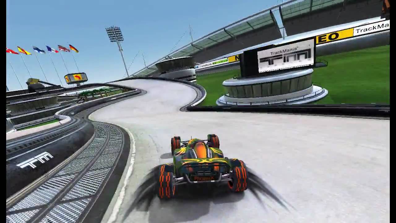 PowerSlide // Quality Test @ TrackMania Nations Forever - YouTube.