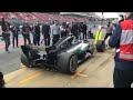 Testfahrten - Barcelona: Mercedes und Red Bull Sound