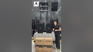 Lắp Ráp Thùng Loa Line Array Thành Phẩm NM-112LA Với Linh Phụ Kiện Đồng Bộ Thương Hiệu MAXO Audio