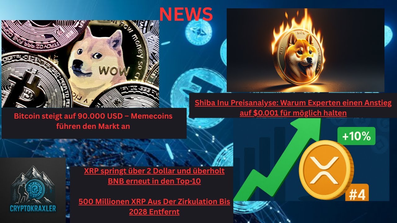 Krypto-News: Trump vs. Venezuela - XRP schlägt BNB - ETH mit Mega-Potenzial - SHIB $0.001 Hoffnung