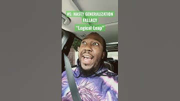 HASTY GENERALIZATION FALLACY: Logical Leap | 15 Common Fallacies | APOLOGETICS for BEGINNERS