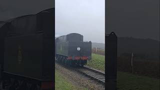 Nnr - Wd 2-10-0 No.90775 & 16 Hunslet No.1589 Newstead Round The Curve At Weybourne.