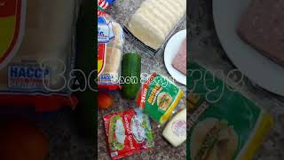 bento baon serye ham sandwich, dragon fruit, shrimp poppers, hashbrown bento food foodemoji