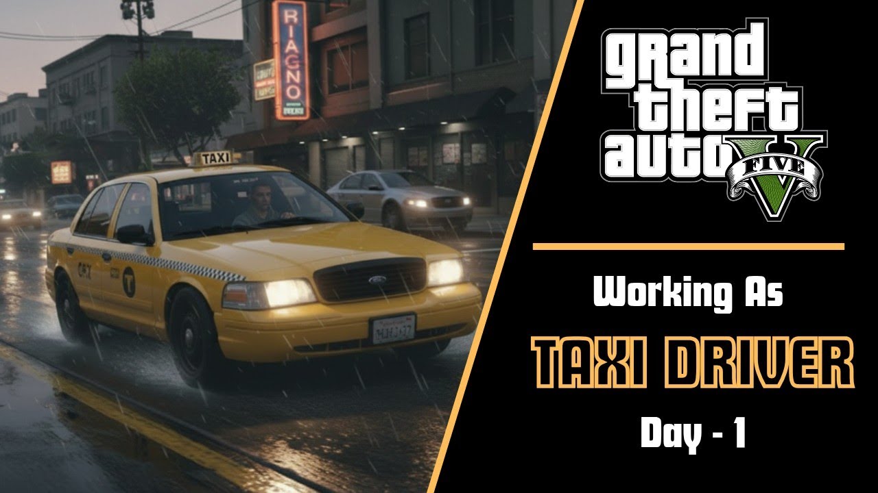 GTA 5 | Taxi Driver Life – Day 1 | Ares