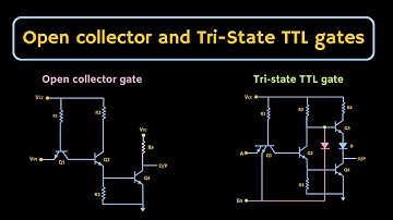 TTL Open Collector gates and Tri-State TTL gates Explained