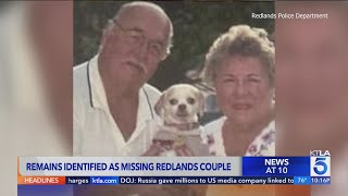 Human remains identified as missing Redlands couple