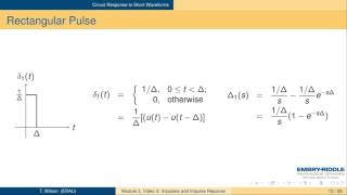 Impulses and the Impulse Response