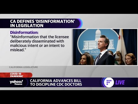 California approves bill that could punish doctors for spreading false covid-19 claims