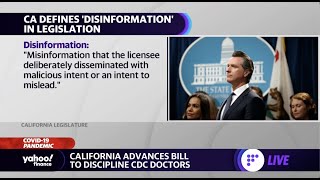 California approves bill that could punish doctors for spreading false COVID-19 claims