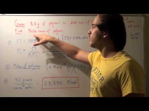 Osmotic Pressure Example