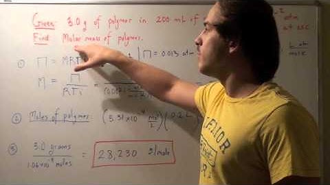 Osmotic Pressure Example
