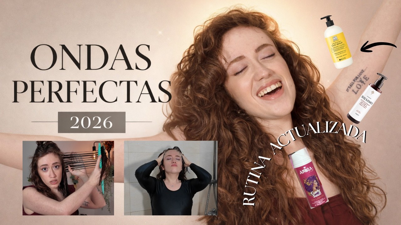 Rutina Ondulada FÁCIL actualizada 2026 🪮 ¿Método Curly? | Defínete en 5 minutos